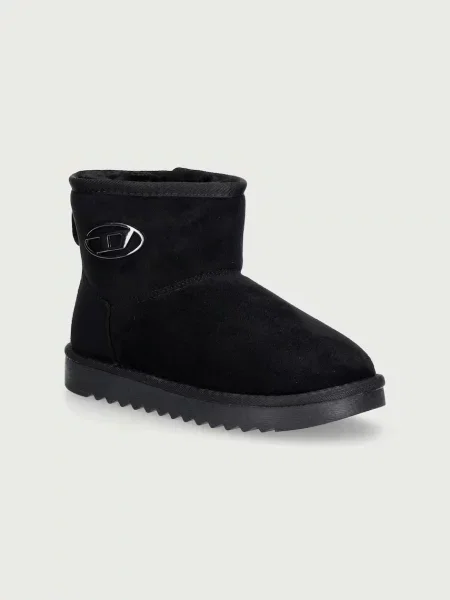 Diesel cizme de zăpadă pentru copii D-DAATEN BOOTS negru