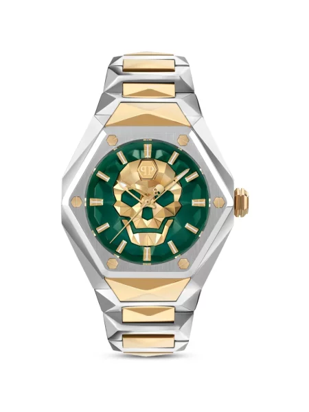 Ceas Philipp Plein cu tepi verde