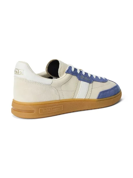 Polo Ralph Lauren Bedford маратонки дамски от велур бежово