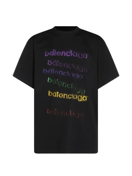 Tricou Balenciaga cu imagine negru