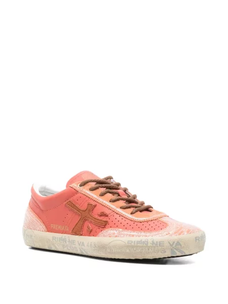 Sneakerși Premiata cu paiete portocaliu