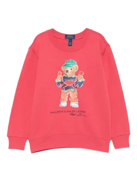 Bluza polarowa dziecięca Polo Ralph Lauren czerwona