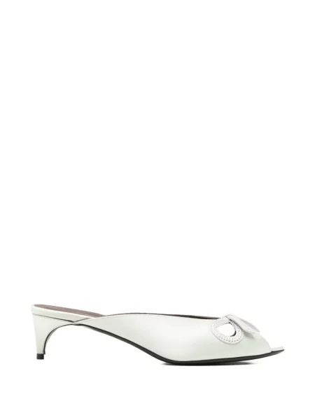 Papuci tip mules Bernadette verde