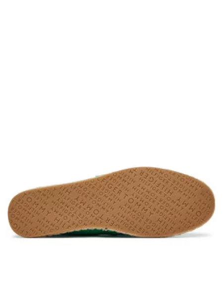 Tommy Hilfiger Espadrilles Th Script Summer Espadrille zöld