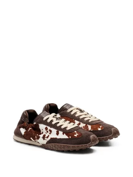 Sneakerși Hoff cu imagine maro