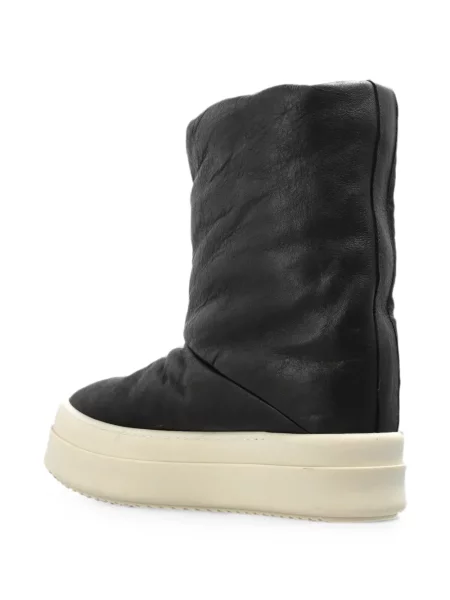 Cizme scurte Rick Owens din piele negru