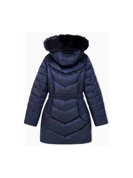 Kurtka Emporio Armani Ea7 z kapturem niebieska