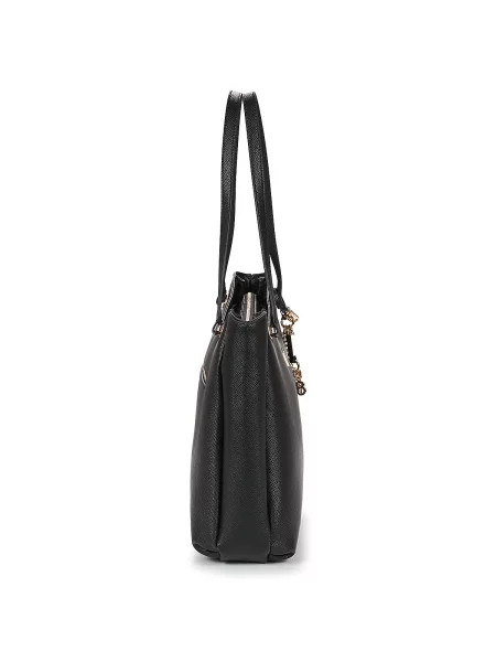Guess kabelka typu shopper dámska z imitácie kože GILDA čierna