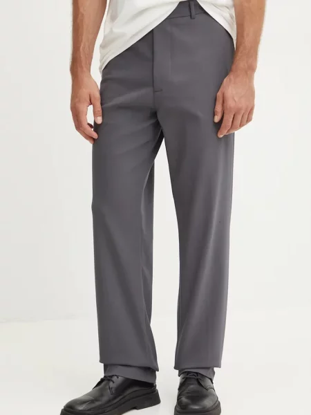 Iceberg pantaloni barbati drept gri