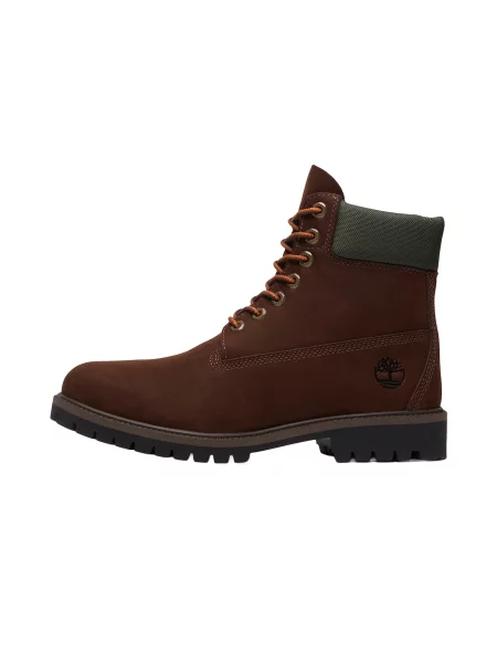 TIMBERLAND Cizme cu șireturi HERITAGE 6 INCH închis maro