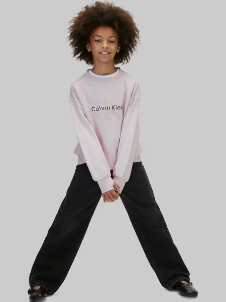 Суитчър Calvin Klein Jeans виолетово