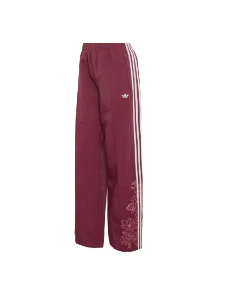 ADIDAS ORIGINALS Pantaloni Firebird roz închis / roșu bordeaux alb