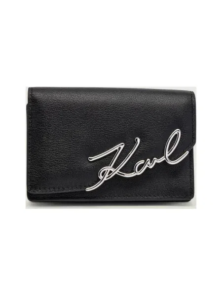 Karl Lagerfeld portofel de piele negru