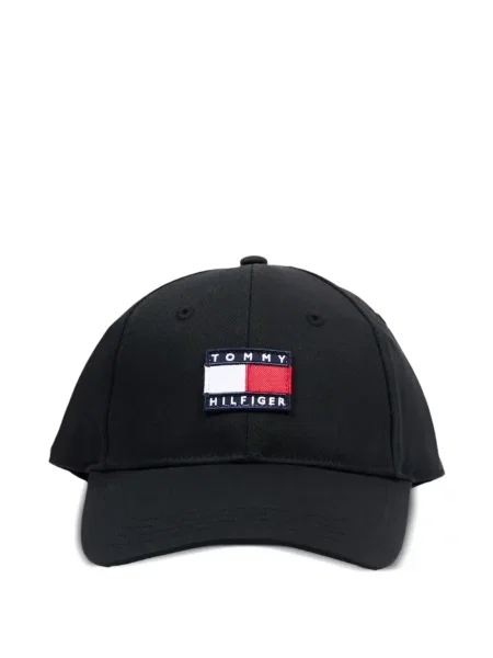 Czapka z daszkiem dziecięca Tommy Hilfiger czarna