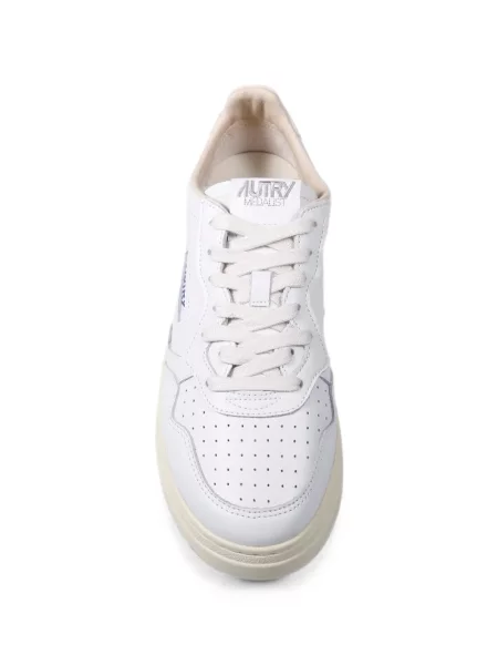 Sneakerși Autry din piele alb