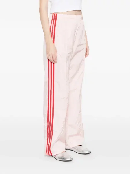 Haftowana podkoszulka Adidas na ramiączkach do biegania brązowa