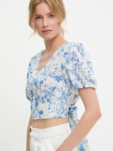 Bluza Answear Lab za žene s uzorkom plava