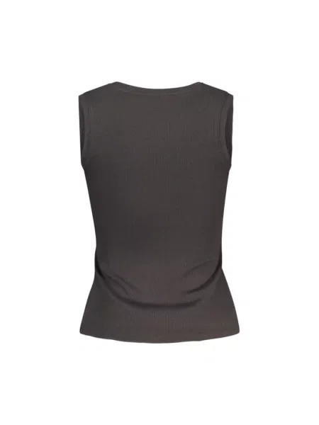 Top Tommy Jeans z logo czarny