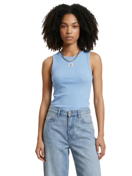 Jeansy Calvin Klein niebieskie