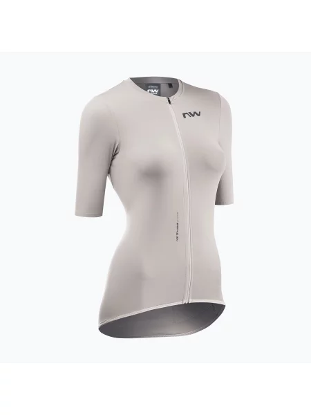 Тениска за колоездене Northwave Essence Jersey light grey сиво