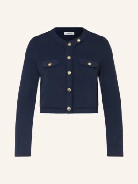 Sandro Kardigan blau granatowy