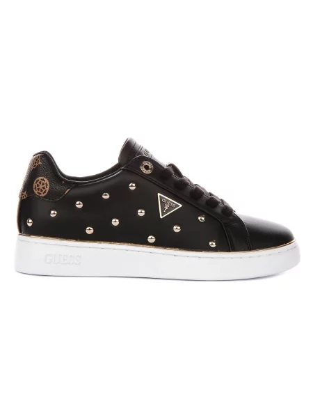 Sneakersy Guess z ćwiekami czarne