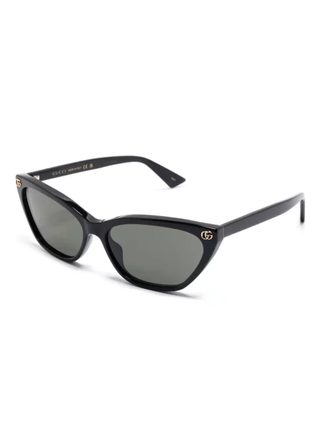 Ochelari de soare Gucci Eyewear cu imprimeu geometric negru