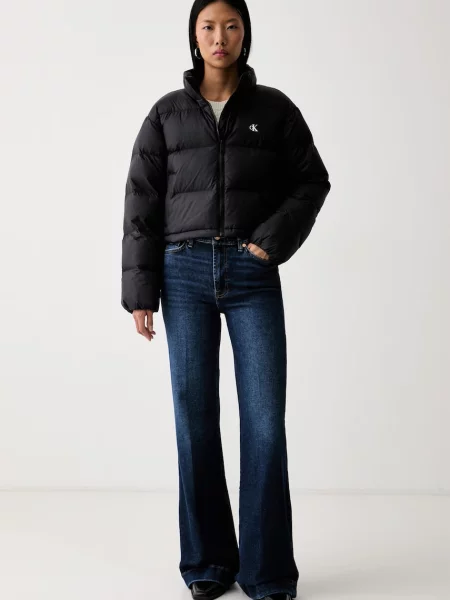 Calvin Klein Jeans jachetă scurtă pentru femei negru