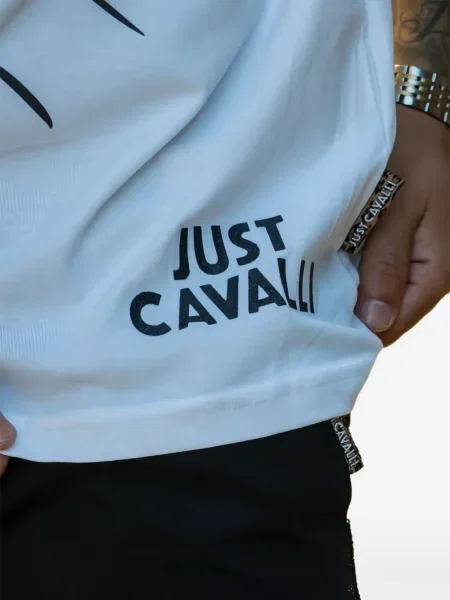 Tricou Just Cavalli alb