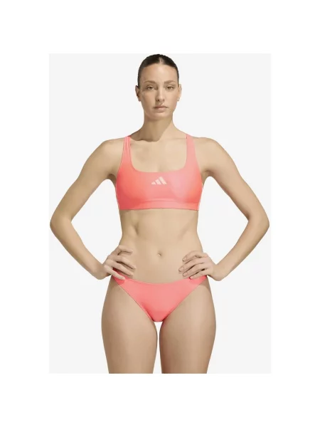 Strój kąpielowy adidas V-Back koralowy 34 różowy