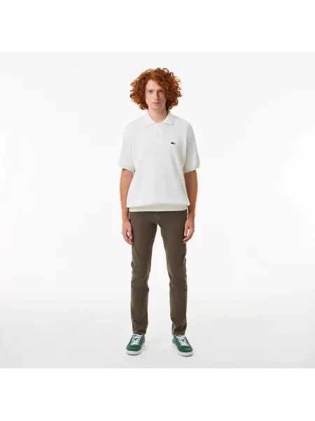 Поло Lacoste бежевое