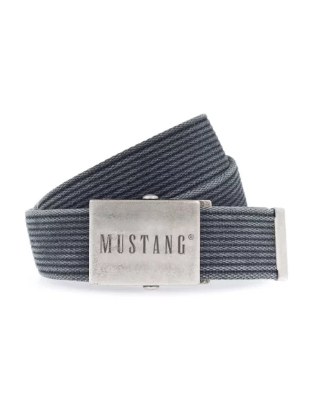 MUSTANG Curea Gürtel bazalt / argintiu gri