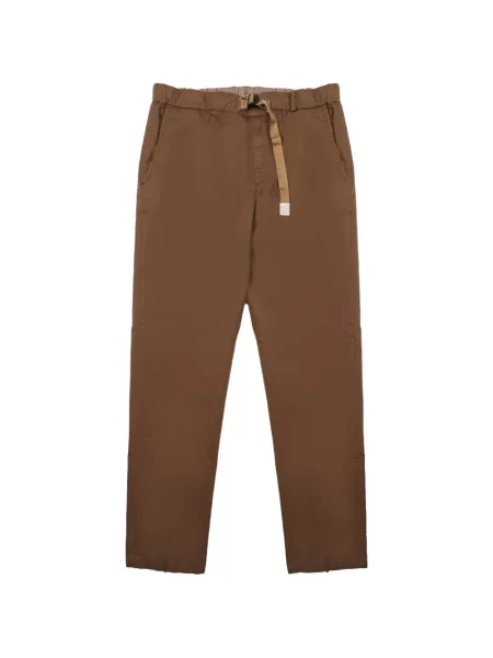 Cu centură pantaloni White Sand alb