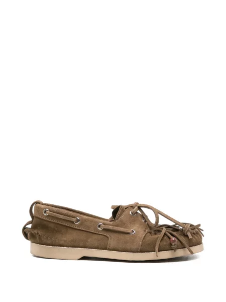 Pantofi loafer Golden Goose cu franjuri auriu