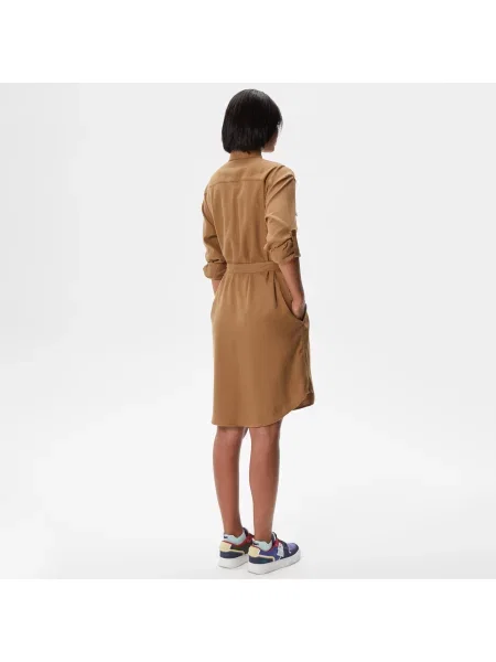 Lacoste Sukienka Lacoste beżowa