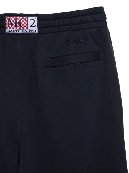 Pantaloni Mc2 Saint Barth alergare cu cordon albastru