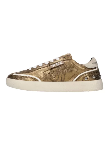 Sneakersy Emanuélle Vee skórzane żółte