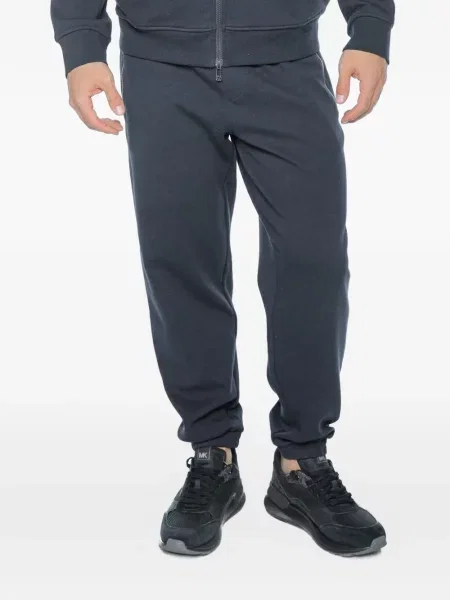 Pantaloni Armani Exchange alergare cu autograf negru
