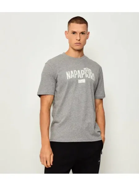 Napapijri Tricou S-FUNES | Relaxed fit gri