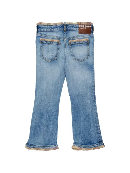 Jeansy dziecięce Dsquared2 niebieskie