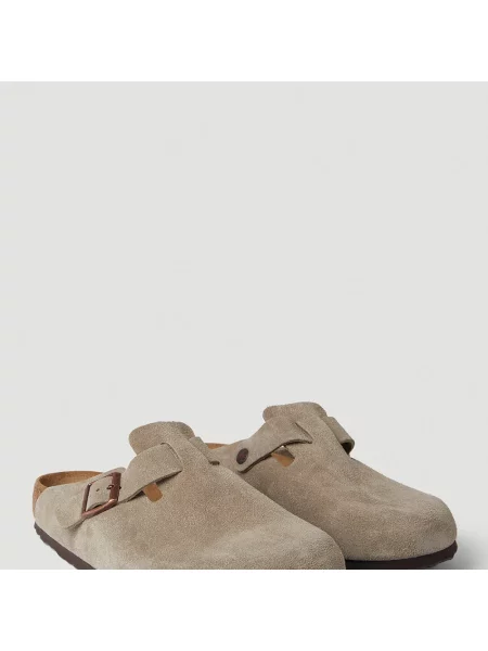 Klapki mules Birkenstock beżowe