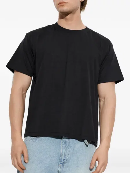 Tricou Rag & Bone cu decolteu rotund negru