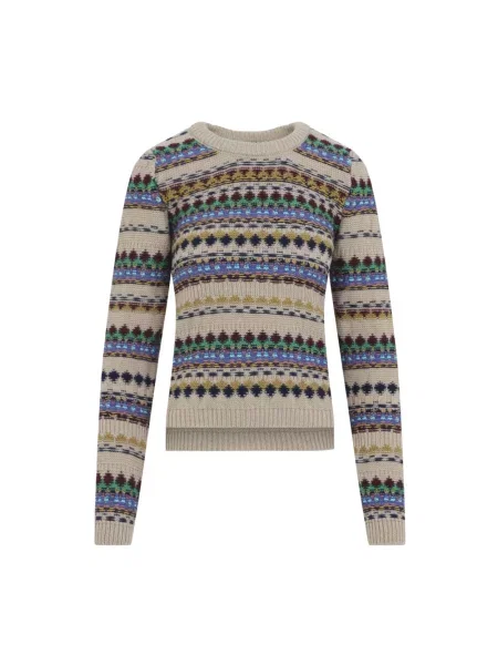 Sweter Dries Van Noten beżowy