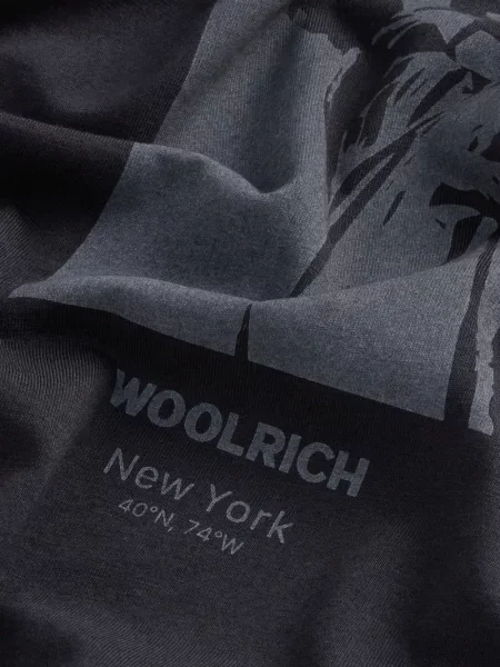 Koszulka dziecięca Woolrich czarna