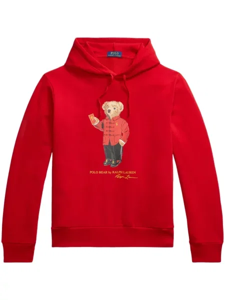 Siuvinėtos zomšinės pledinės maudymosi kelnaitės Polo Ralph Lauren mėlyna