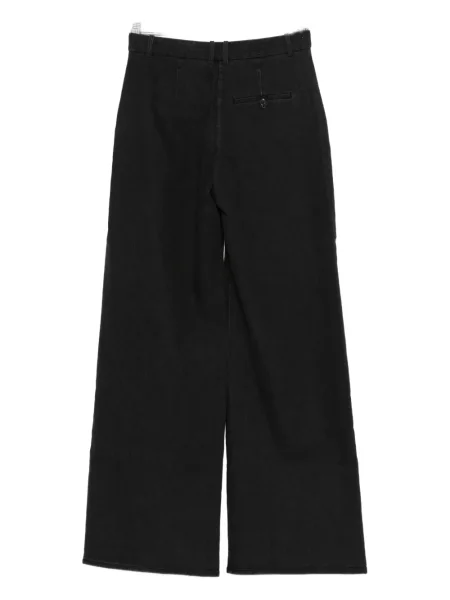 Pantaloni The Garment plisate negru