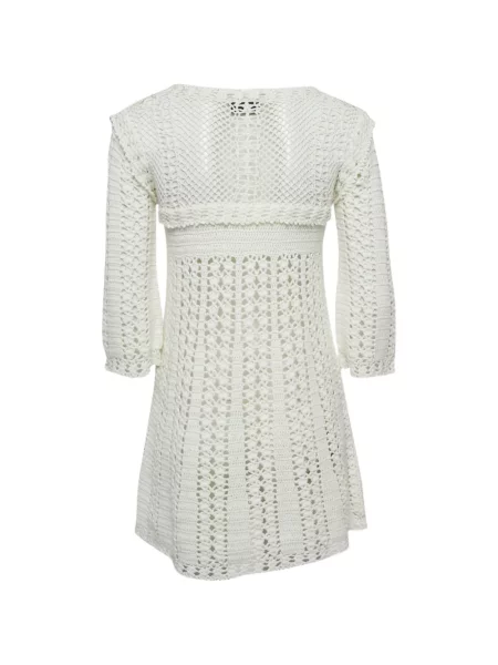 Lung rochie mini Elisabetta Franchi alb