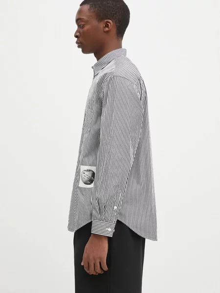 Πουκάμισο Undercover Shirt ανδρικό μαύρο