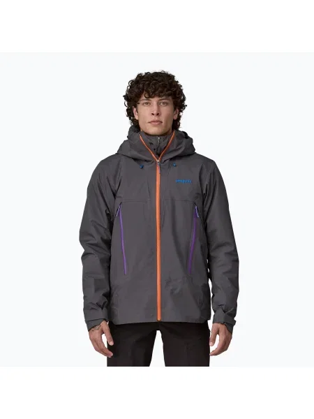 Мъжко дъждобранно яке Patagonia Super Free Alpine forge grey сиво