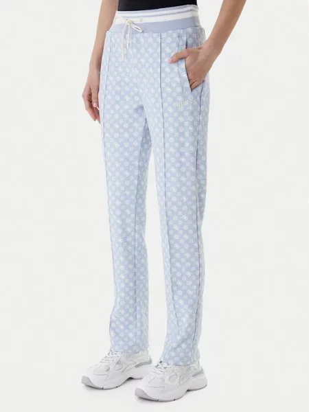 Guess Spodnji del trenirke Svetlo modra